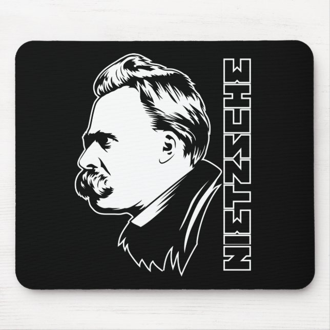 Frederich Nietzsche Portrait Mousepad (Front)