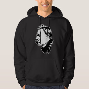Frederich Nietzsche Portrait Mousepad Hoodie