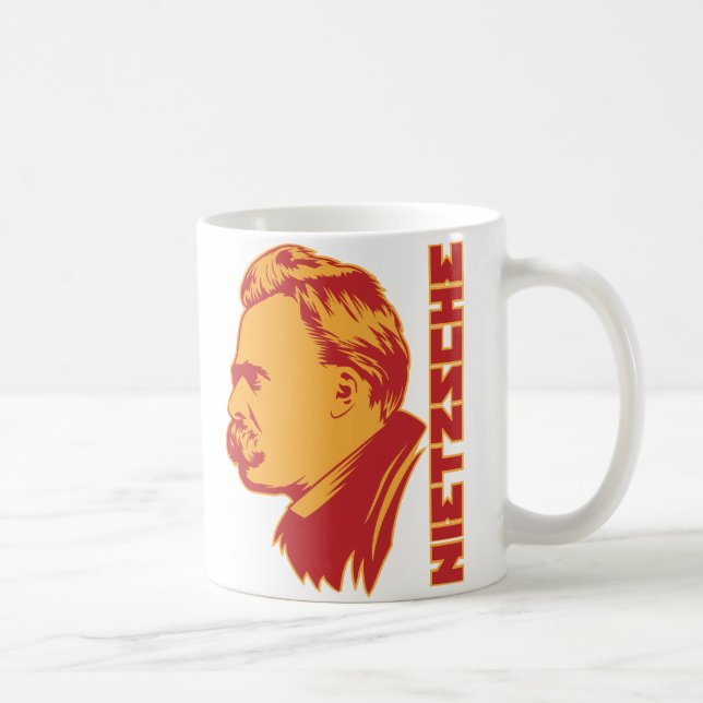 Frederich Nietzsche Portrait Mug (Right)