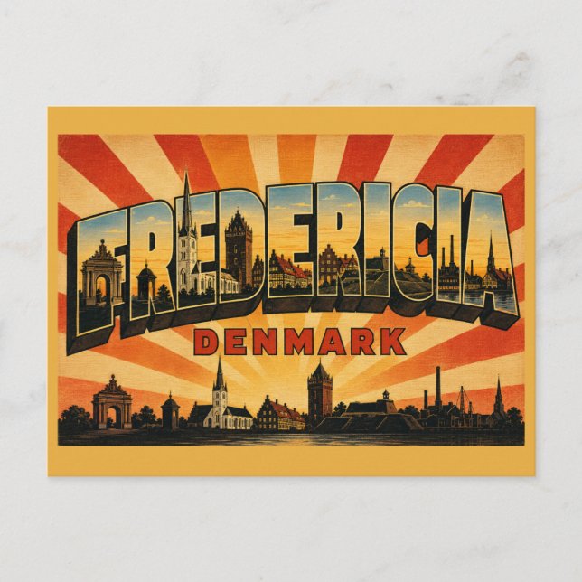 Fredericia Denmark Soldier Postcard (Front)