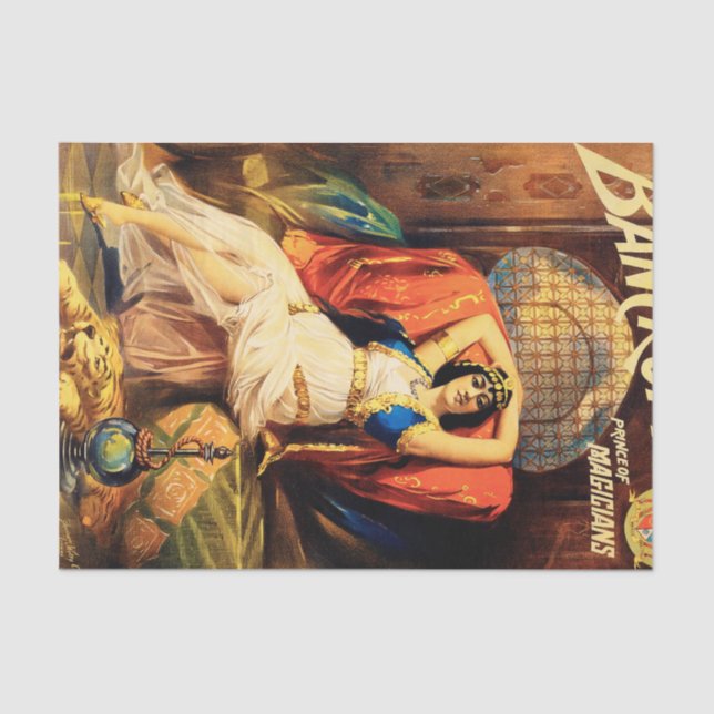 Frederick Bancroft, Prince of Magicians Tissue Paper (Front)