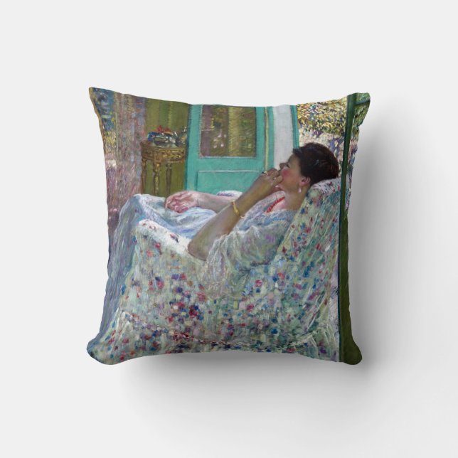 Frederick Carl Frieseke Afternoon Yellow Room Cushion (Front)