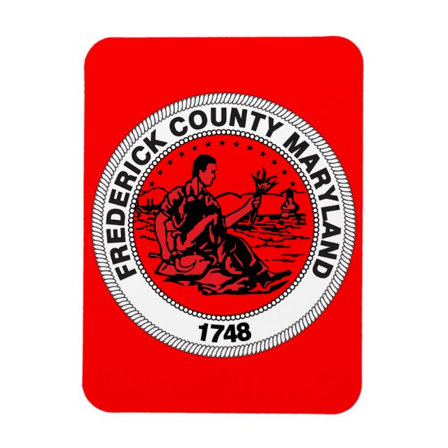 Frederick County seal Magnet (Vertical)