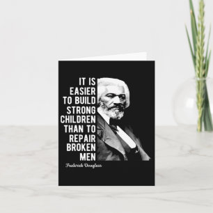 Frederick Dougl Quote For Black History Month  Card
