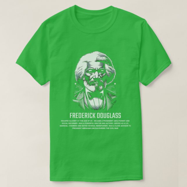 Frederick Douglass 1 T-Shirt (Design Front)