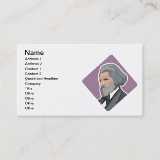 Frederick Douglass Business Card