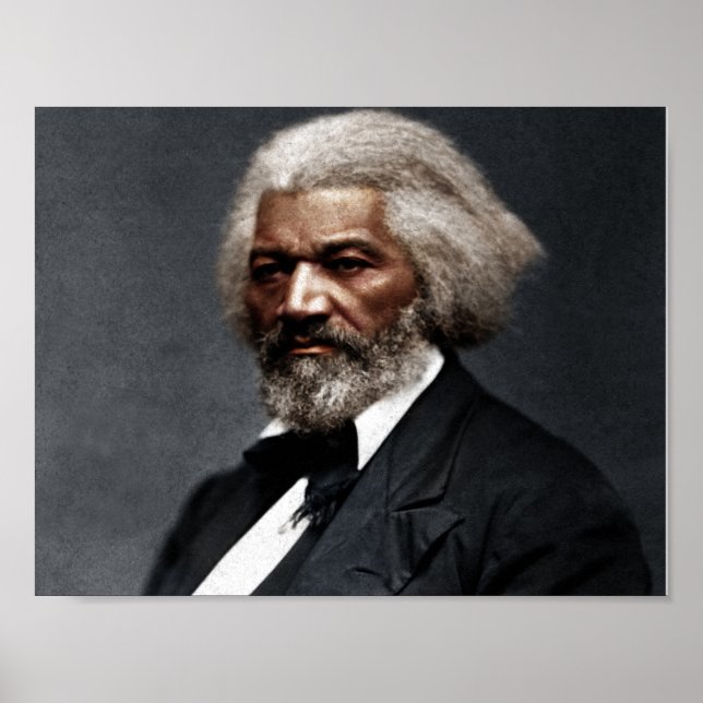 Frederick Douglass Colorized Poster (Front)
