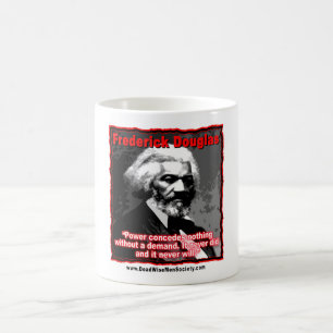 Frederick Douglass Power Concedes Quote Coffee Mug