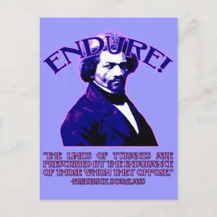 Frederick Douglass Quote: The Limits of Tyrants Postcard