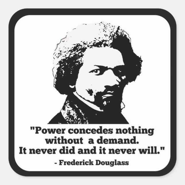 Frederick Douglass Sticker (Front)