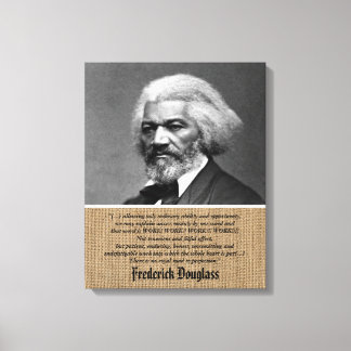 Frederick Douglass Work Perfection Quote Cv Canvas Print