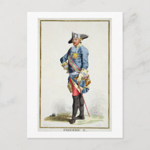 Frederick II "the Great" (1712-86) King of Prussia Postcard