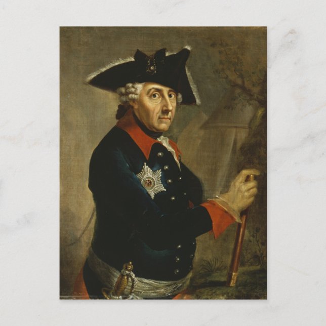 Frederick II the Great of Prussia, 1764 Postcard (Front)