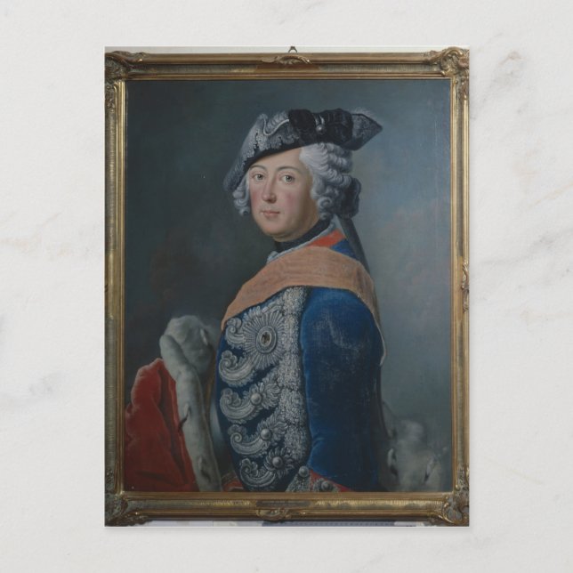 Frederick II the Great of Prussia, after 1753 Postcard (Front)