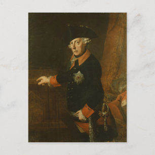 Frederick II The Great of Prussia, c.1763 Postcard