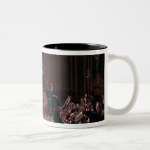 Frederick I's Tobacco College in the Berliner Two-Tone Coffee Mug