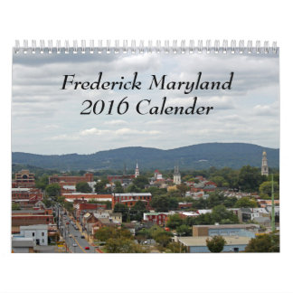 Frederick Maryland 2016 Calendar