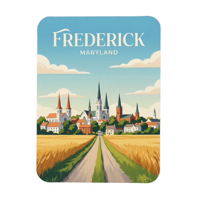 Frederick Maryland Magnet (Vertical)