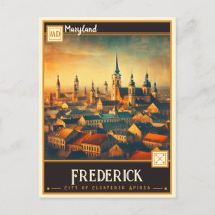 Frederick, Maryland Vintage Postcard