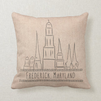 Frederick, MD Throw Pillow
