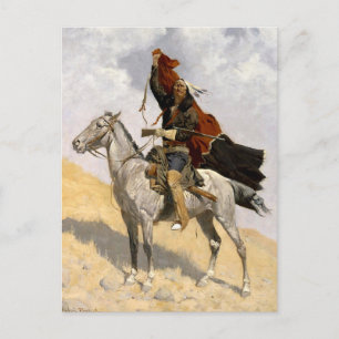 Frederick Remington Western Art "The Blanket Signa Postcard
