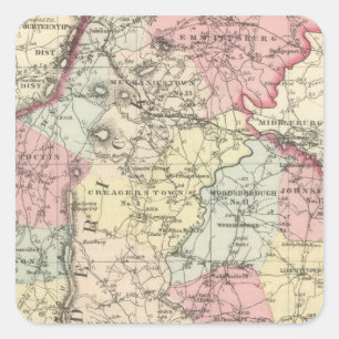 Frederick Square Sticker