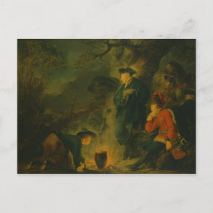 Frederick the Great and General von Postcard