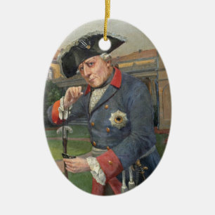 Frederick the Great Ceramic Tree Decoration