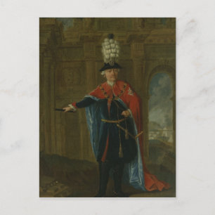 Frederick the Great dressed in the costume Postcard