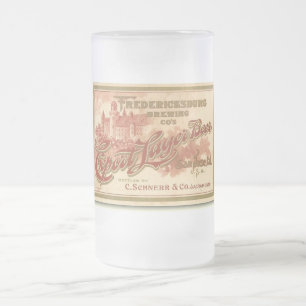 Fredericksburg Beer Vintage Label Mug