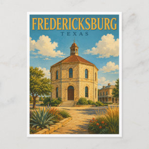 Fredericksburg Texas GeoSaga Postcard