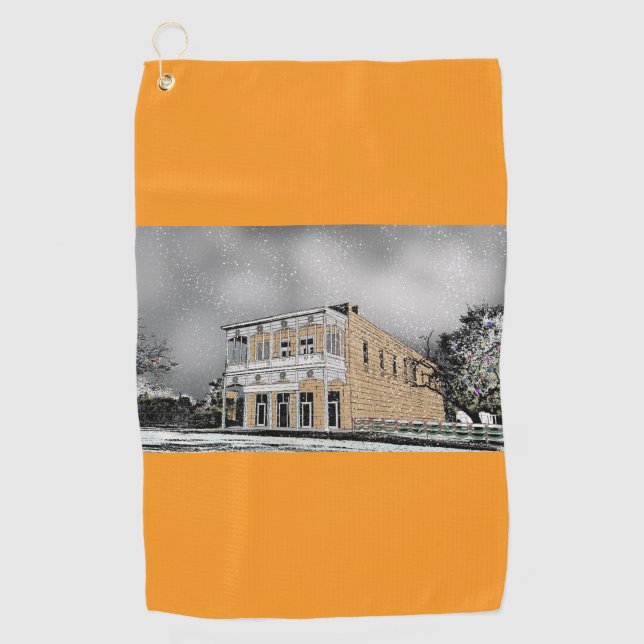 Fredericksburg Texas Golf Towel (Front)
