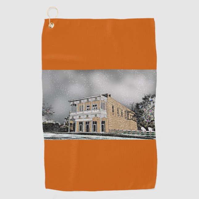 Fredericksburg Texas Golf Towel (Front)