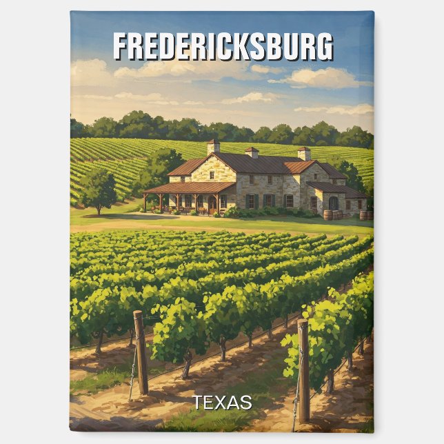 Fredericksburg Texas Travel Magnet (Front)
