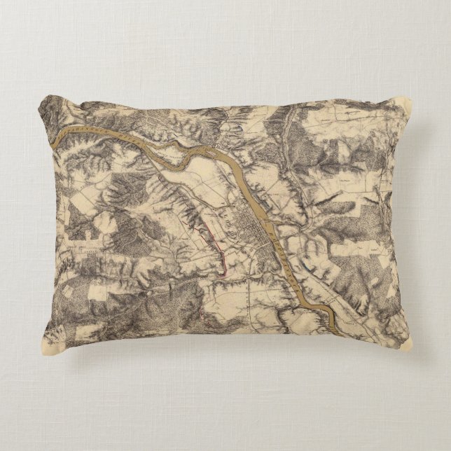 Fredericksburg, Virginia Decorative Cushion (Front)