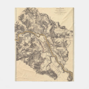 Fredericksburg, Virginia Fleece Blanket