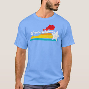 Fredericksburg Virginia Vintage Distressed Souveni T-Shirt