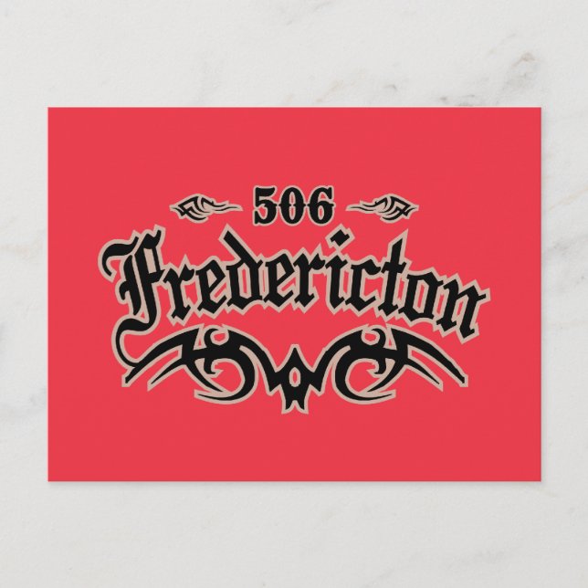 Fredericton 506 postcard (Front)