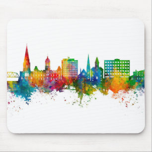 Fredericton Canada Skyline Mouse Mat