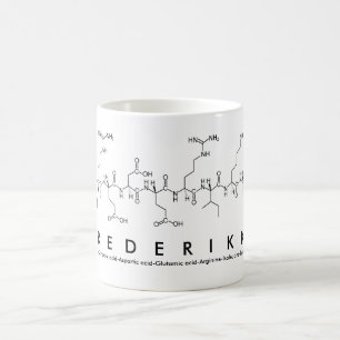 Frederikke peptide name mug