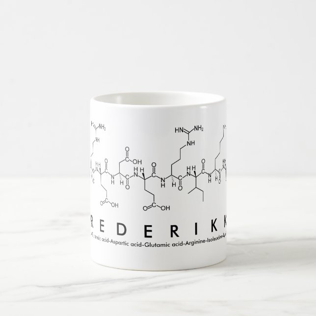 Frederikke peptide name mug (Center)