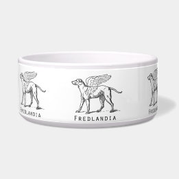 Fredlandia Winged Dog Bowl