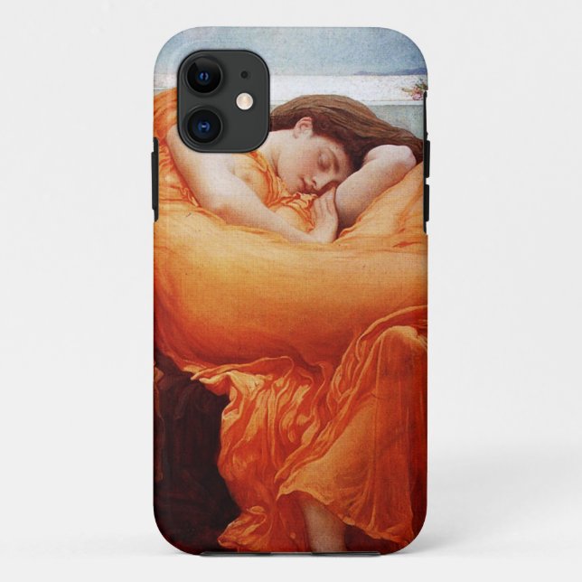 Fredrick Lord Leighton Flaming June Case-Mate iPhone Case (Back)