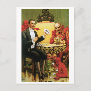 Fredrik The Great ~ Magician Vintage Magic Act Postcard