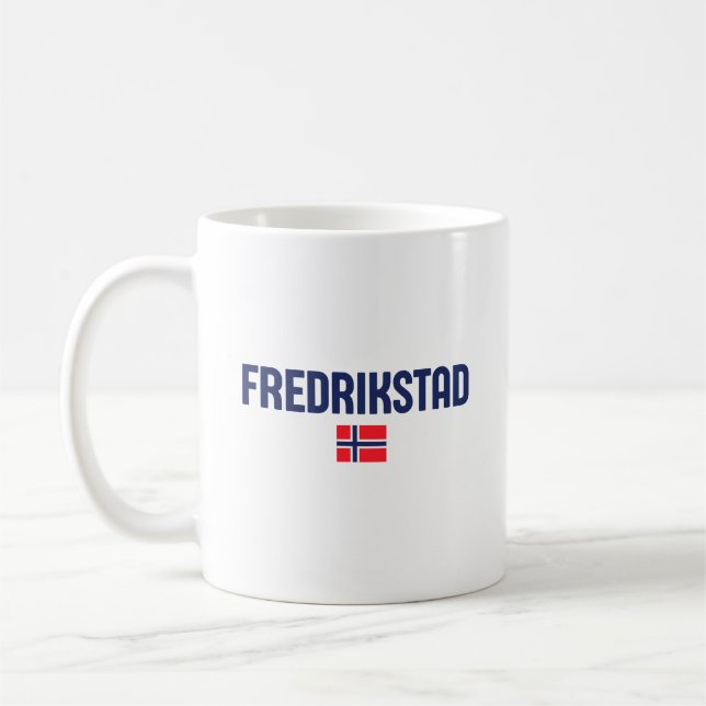 FREDRIKSTAD Norway Coffee Mug (Left)