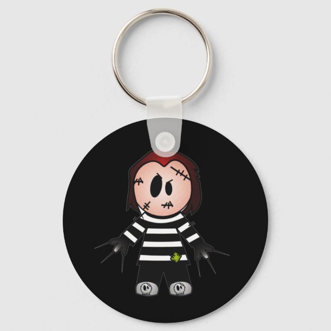 FREDWARD THE CUTE BUT SPOOKY FREAKY KID KEY RING (Front)