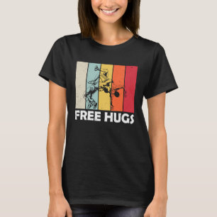 Free A Hugs Pro Wrestler Wrestling T-Shirt