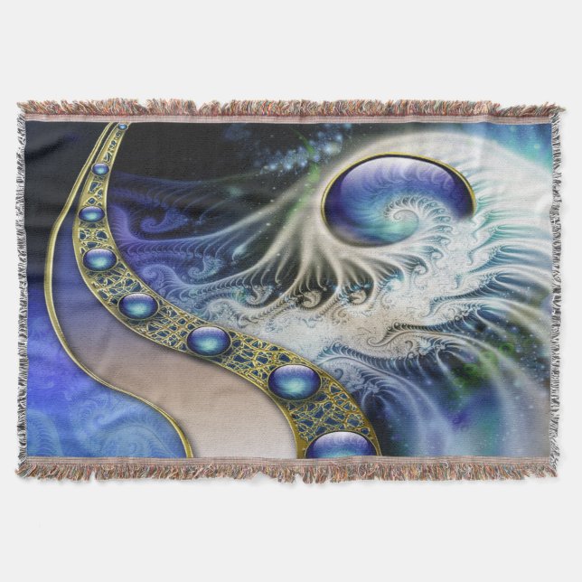 Free abstract throw blanket (Front)