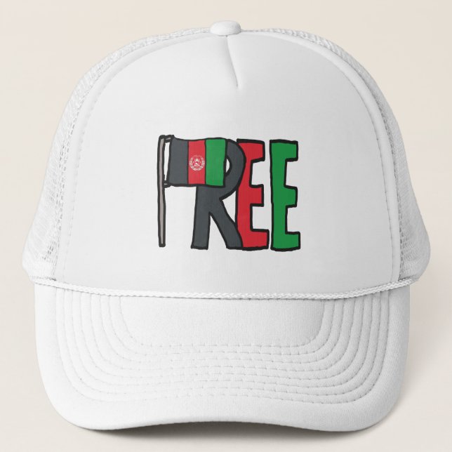 Free Afghanistan Trucker Hat (Front)