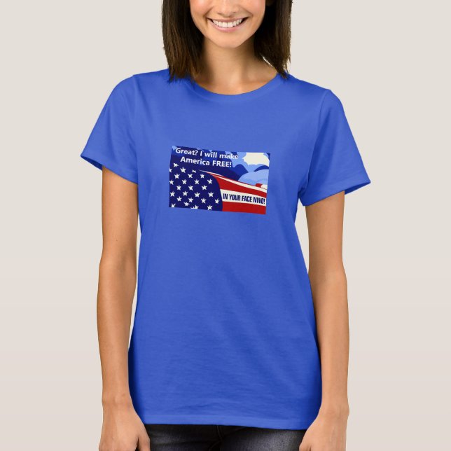 Free Again (dark) T-Shirt (Front)